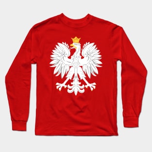 White Polish Eagle Long Sleeve T-Shirt